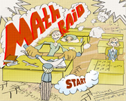 Флэш-игра "MathRaid"